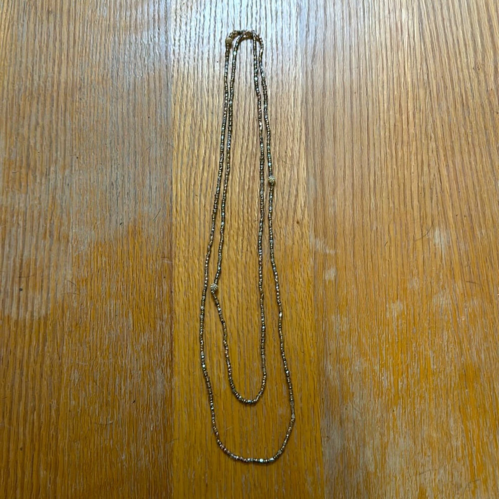 3/$10   Gold Beaded Necklace